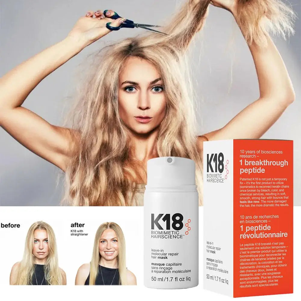 5/1pcs K18 Leave-In Molecular Hair Repair Mask