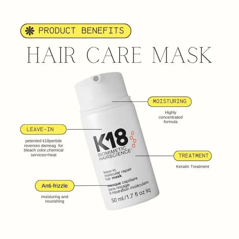 5/1pcs K18 Leave-In Molecular Hair Repair Mask