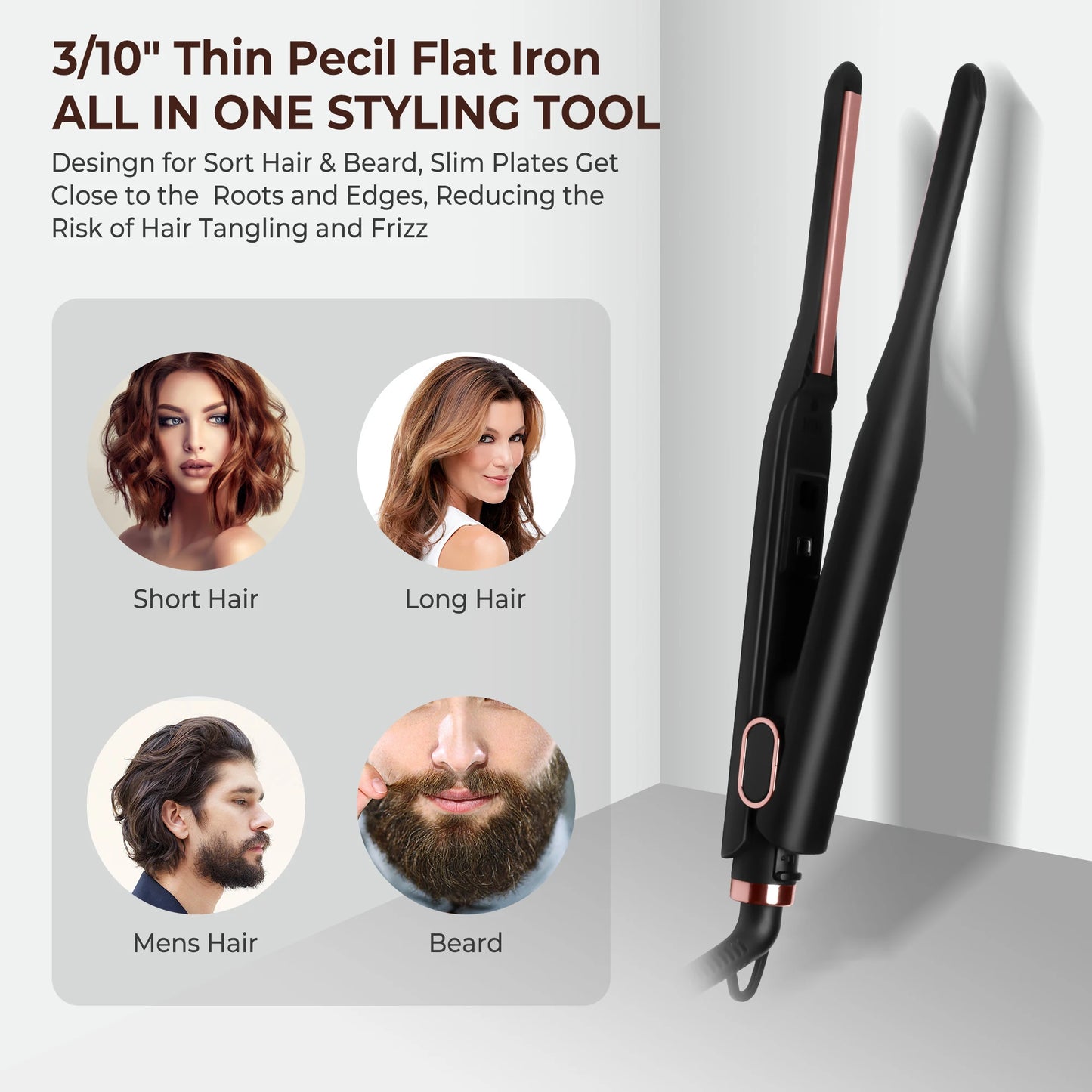 Women's 3/10" Flat Iron